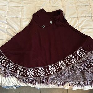 Burgundy Pancho